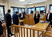 Το Πρωτοδικείο Λαγκαδά εγκαινίασαν ο υφυπουργός Δικαιοσύνης, Ιωάννης Μπούγας, και η Δήμαρχος Λαγκαδά, Νίκη Ανδρεάδου