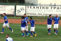 "&Tau;&Rho;&Epsilon;&Nu;&Omicron;" &Eta; &Alpha;&Pi;&Epsilon; &Lambda;&alpha;&gamma;&kappa;&alpha;&delta;ά 1-0 &Tau;&Eta; &Delta;&Omicron;&Xi;&Alpha; &Pi;&rho;&omicron;&sigma;&kappa;&upsilon;&nu;&eta;&tau;ώ&nu;