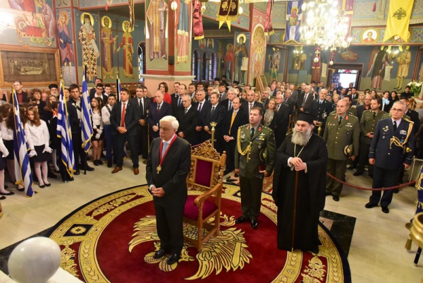 Εκθείασε τη συνεισφορά των Λαγκαδιανών στους αγώνες του Έθνους ο Πρόεδρος της Δημοκρατίας κ. Προκόπης Παυλόπουλος